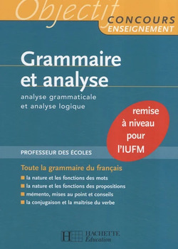 imageGrammaire et analyse - Analyse grammaticale et analyse logique